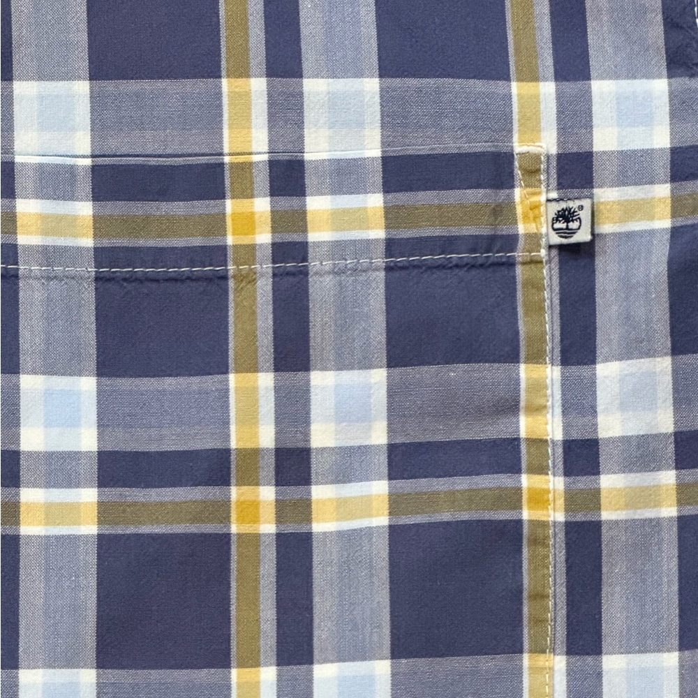 Timberland Shirt Mens Medium Short Sleeve Hiking Button Up - Picture 3 of 5